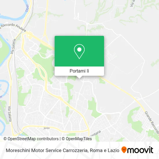 Mappa Moreschini Motor Service Carrozzeria