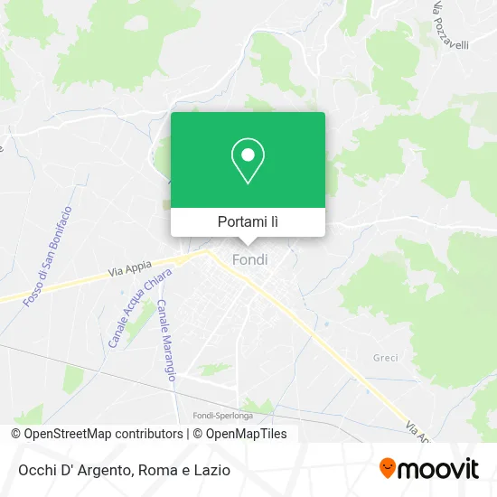 Mappa Occhi D' Argento