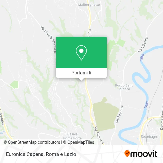 Mappa Euronics Capena