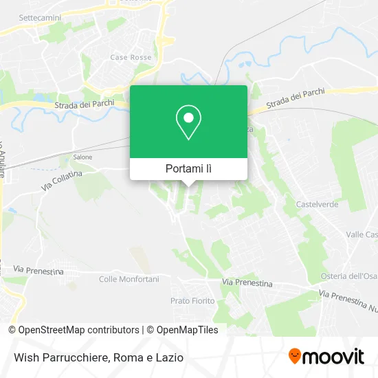 Mappa Wish Parrucchiere