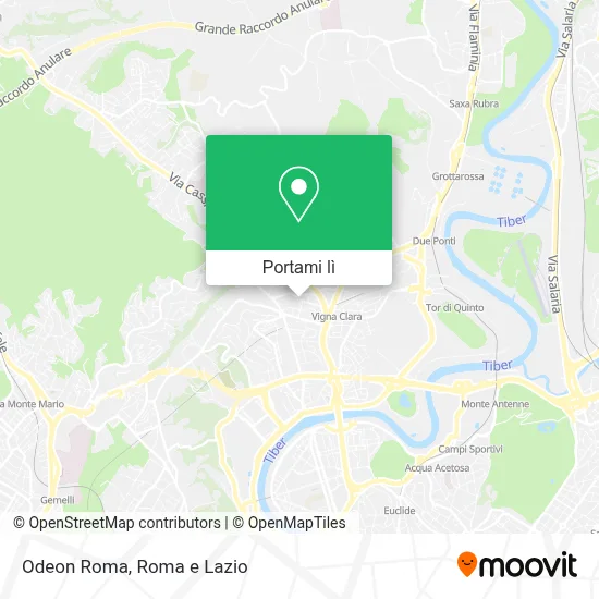 Mappa Odeon Roma