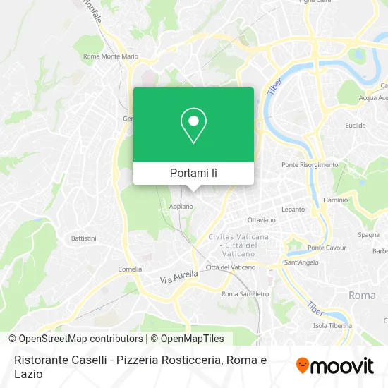 Mappa Ristorante Caselli - Pizzeria Rosticceria