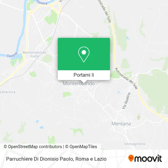 Mappa Parruchiere Di Dionisio Paolo