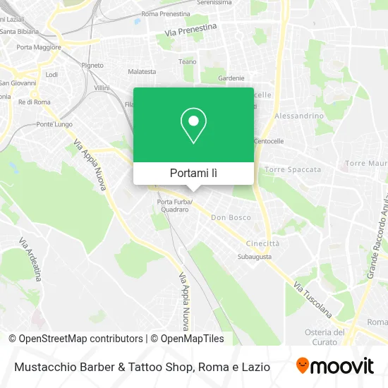 Mappa Mustacchio Barber & Tattoo Shop