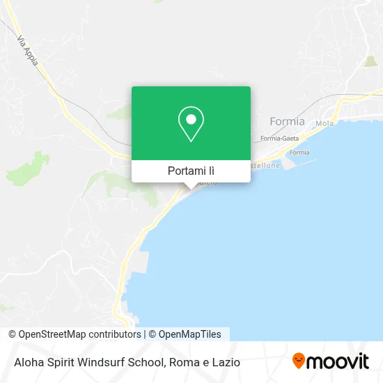 Mappa Aloha Spirit Windsurf School