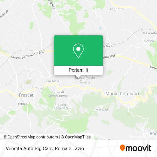 Mappa Vendita Auto Big Cars