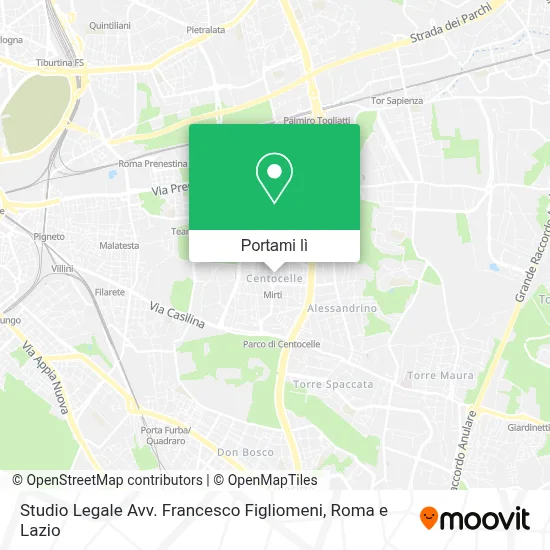 Mappa Studio Legale Avv. Francesco Figliomeni