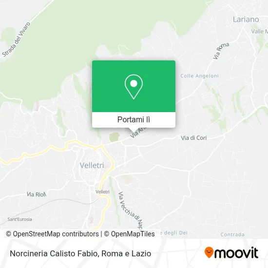 Mappa Norcineria Calisto Fabio