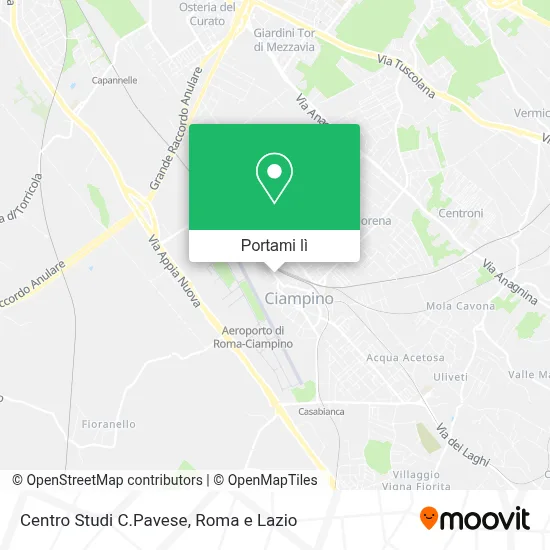 Mappa Centro Studi C.Pavese