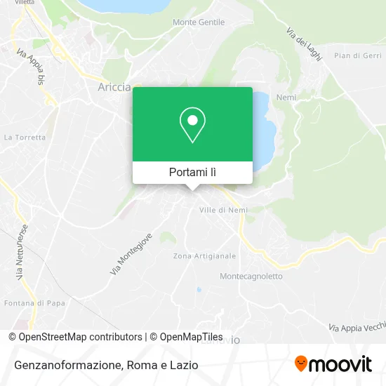 Mappa Genzanoformazione