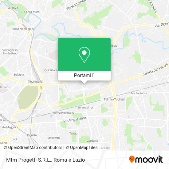 Mappa Mtm Progetti S.R.L.