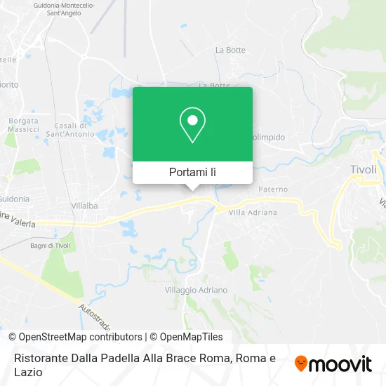 Mappa Ristorante Dalla Padella Alla Brace Roma