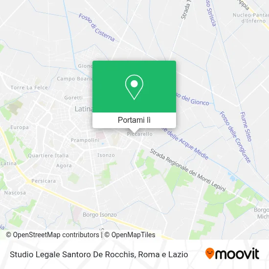 Mappa Studio Legale Santoro De Rocchis