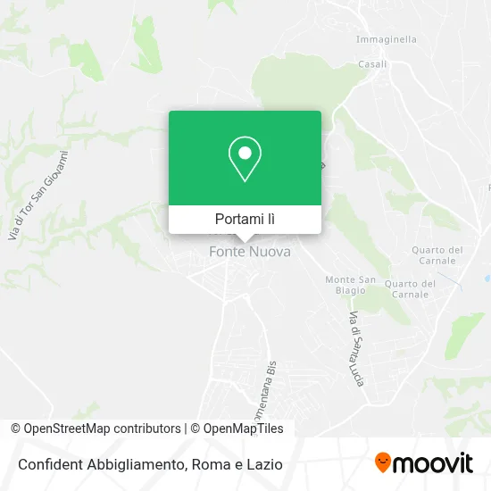 Mappa Confident Abbigliamento