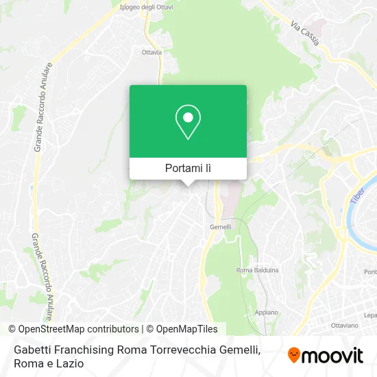 Mappa Gabetti Franchising Roma Torrevecchia Gemelli