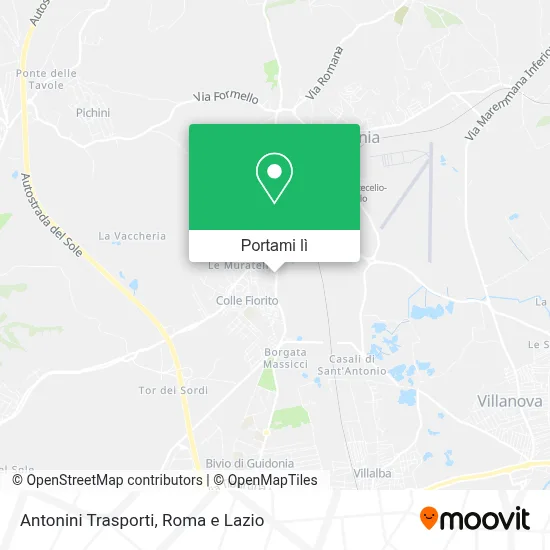Mappa Antonini Trasporti