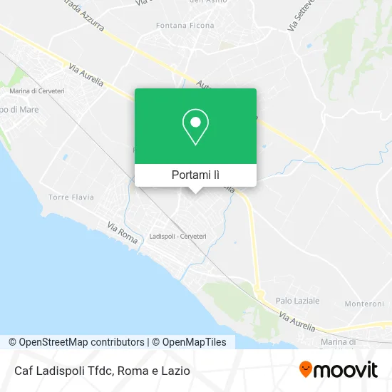 Mappa Caf Ladispoli Tfdc