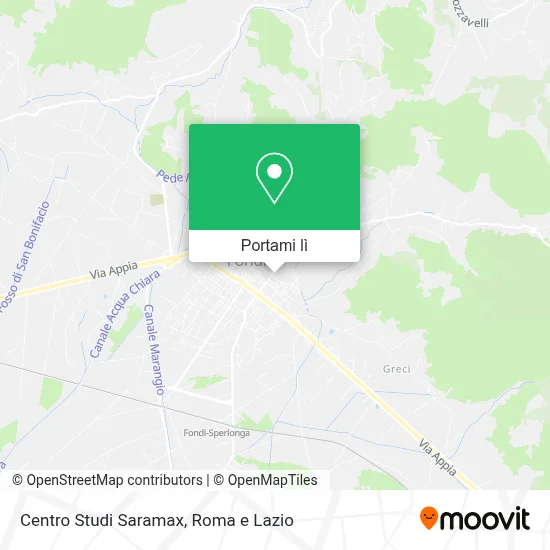Mappa Centro Studi Saramax