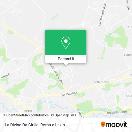 Mappa La Divina Da Giulio