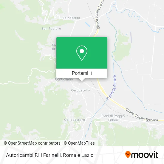 Mappa Autoricambi F.lli Farinelli