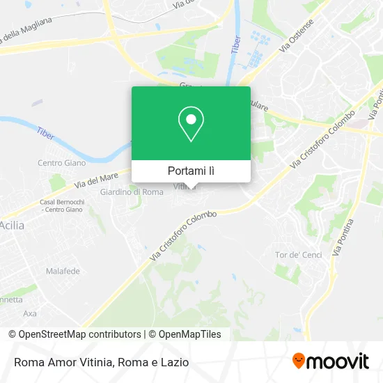 Mappa Roma Amor Vitinia