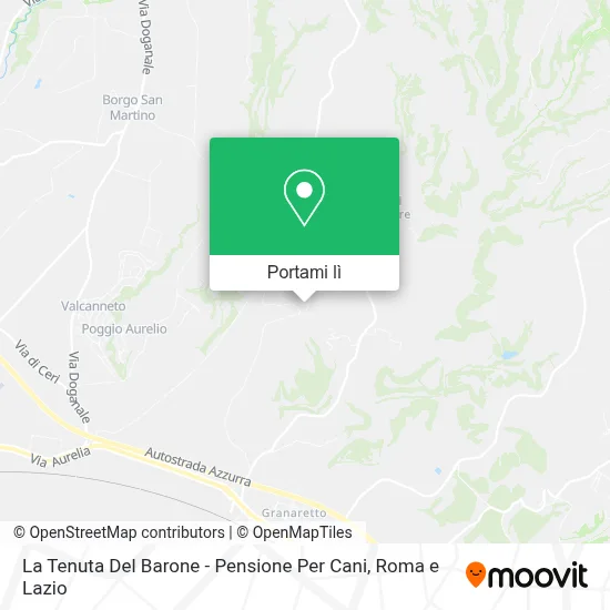 Mappa La Tenuta Del Barone - Pensione Per Cani
