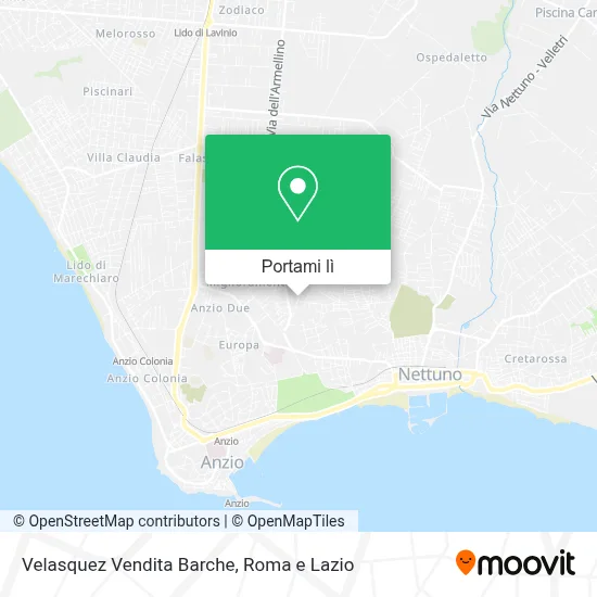 Mappa Velasquez Vendita Barche