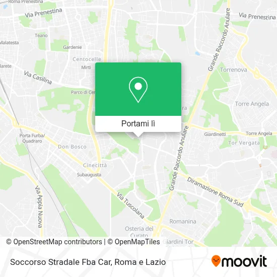 Mappa Soccorso Stradale Fba Car