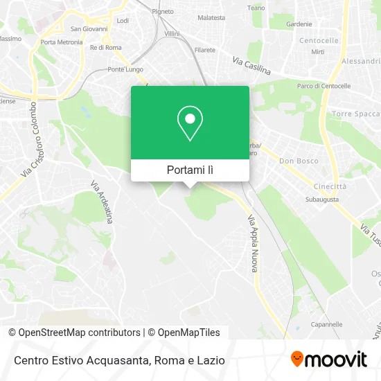 Mappa Centro Estivo Acquasanta