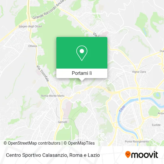 Mappa Centro Sportivo Calasanzio