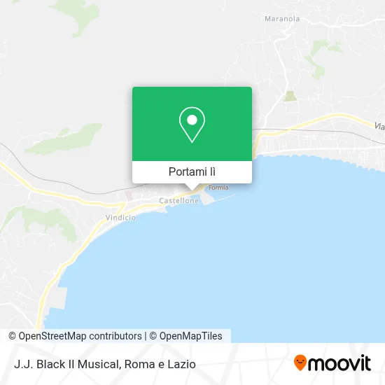Mappa J.J. Black Il Musical