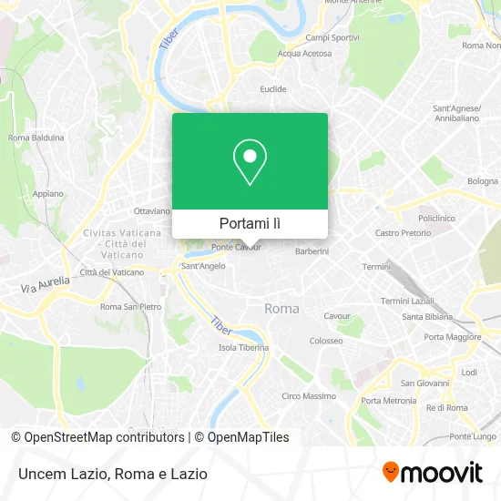 Mappa Uncem Lazio