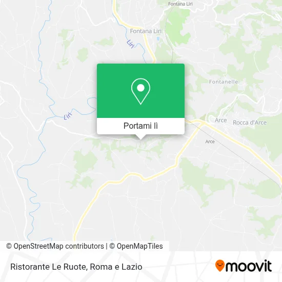 Mappa Ristorante Le Ruote