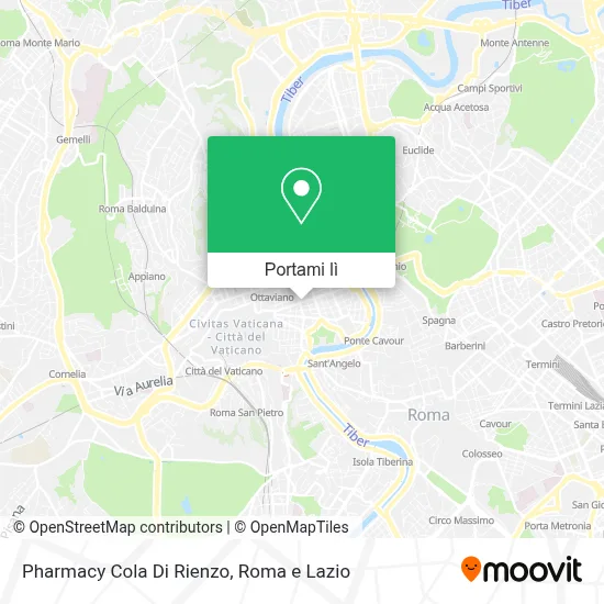 Mappa Pharmacy Cola Di Rienzo
