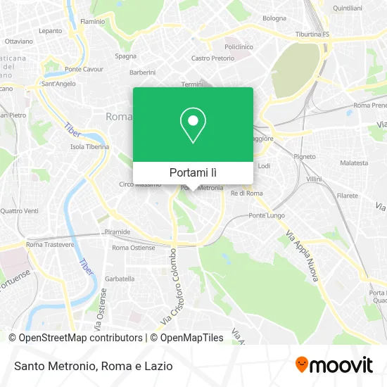 Mappa Santo Metronio