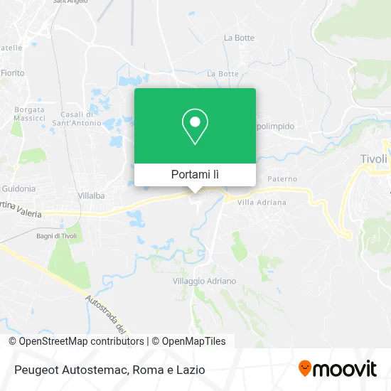 Mappa Peugeot Autostemac