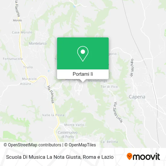Mappa Scuola Di Musica La Nota Giusta