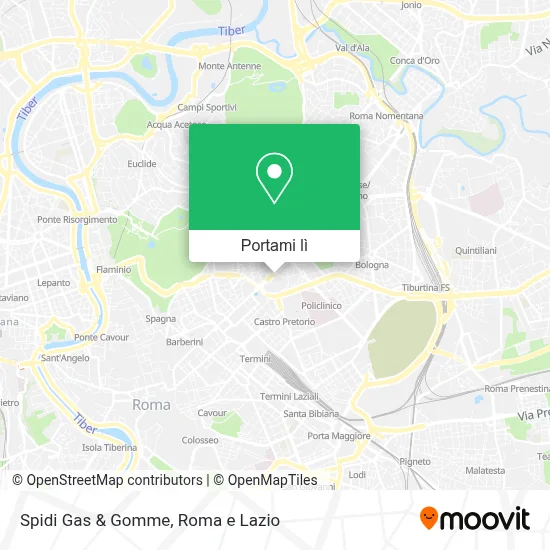 Mappa Spidi Gas & Gomme