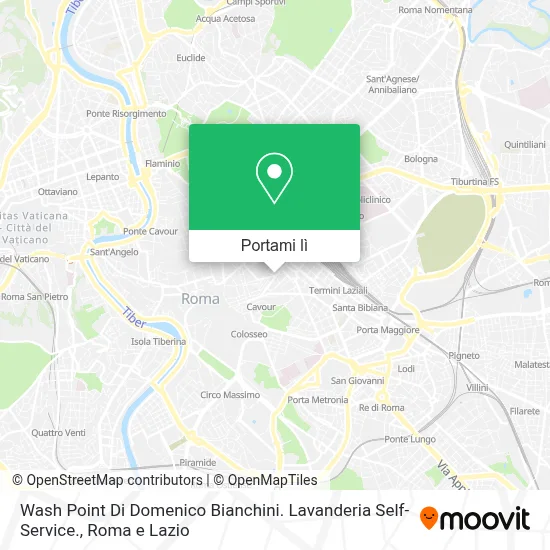 Mappa Wash Point Di Domenico Bianchini. Lavanderia Self-Service.