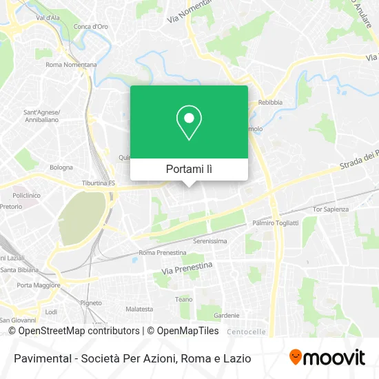 Mappa Pavimental - Società Per Azioni