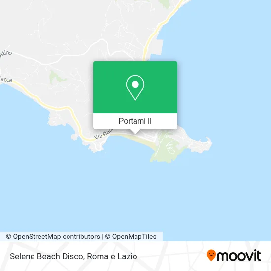 Mappa Selene Beach Disco