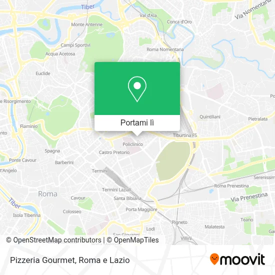 Mappa Pizzeria Gourmet