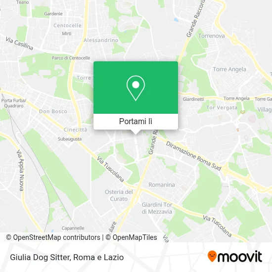 Mappa Giulia Dog Sitter