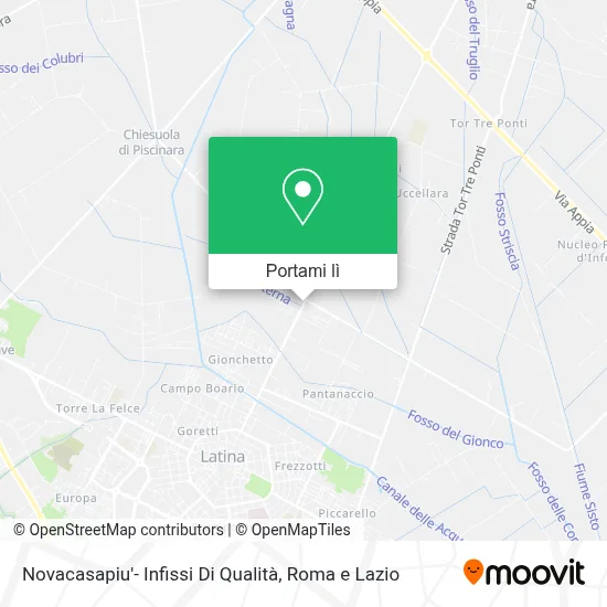 Mappa Novacasapiu'- Infissi Di Qualità