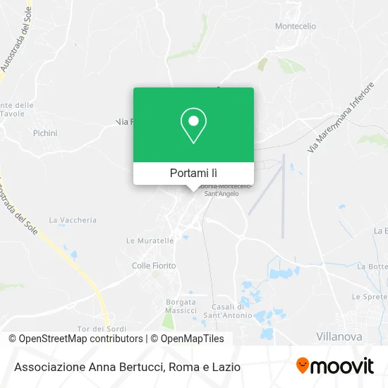 Mappa Associazione Anna Bertucci