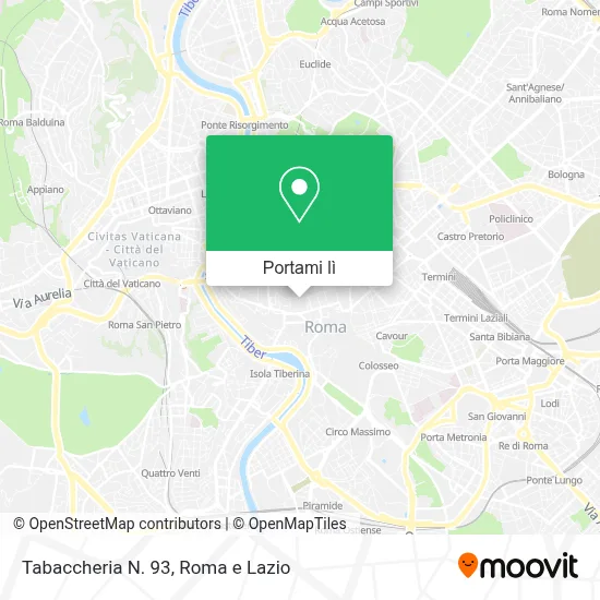 Mappa Tabaccheria N. 93