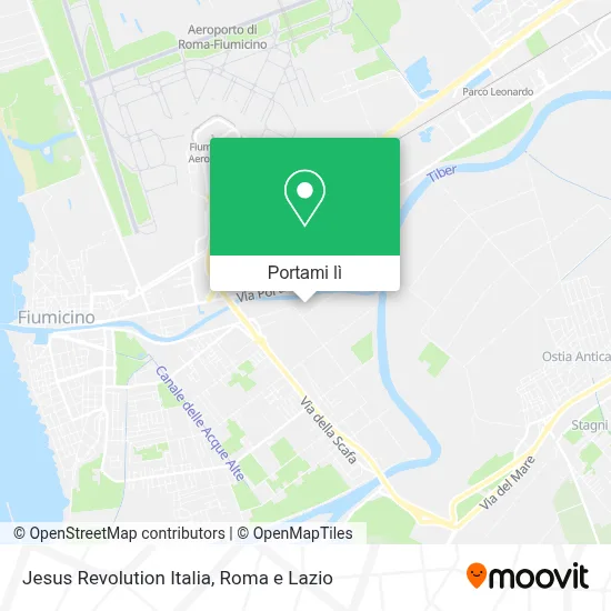 Mappa Jesus Revolution Italia