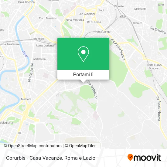 Mappa Corurbis - Casa Vacanze