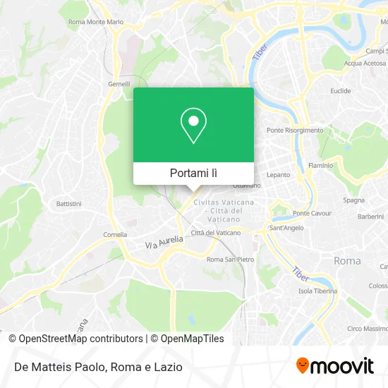 Mappa De Matteis Paolo