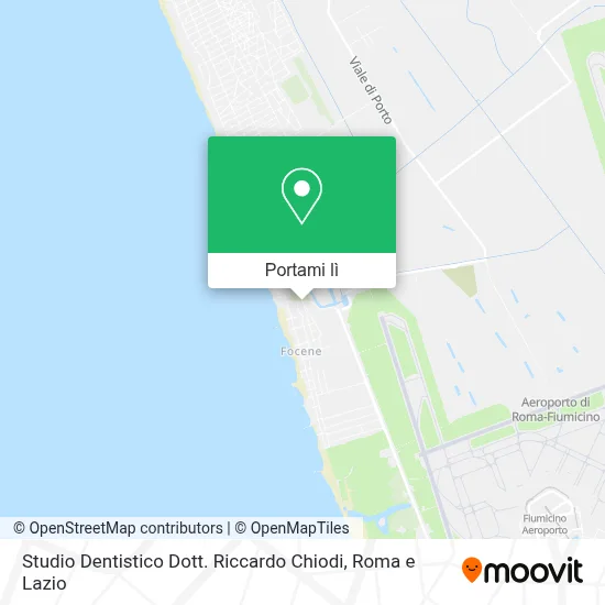 Mappa Studio Dentistico Dott. Riccardo Chiodi